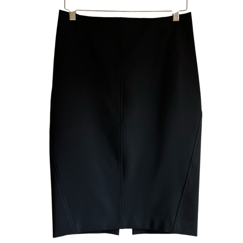 Judith & Charles black stretch pull on pencil skirt size 6 excellent condition